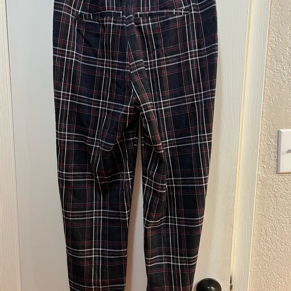NWT ❤️ Jofit Plaid Women’s Pants - Black and Red - Picture 4 of 5